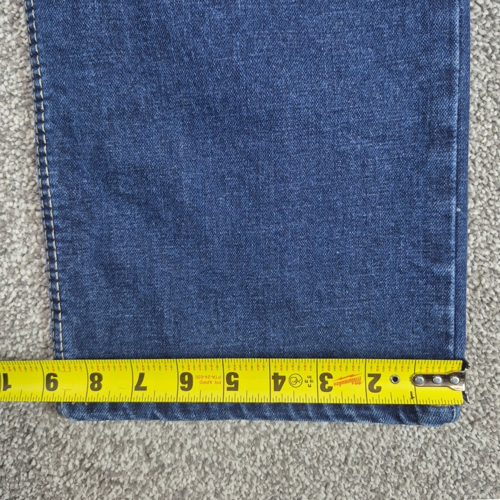 Ariat M4 Relaxed Boot Cut Jeans Mens 32x36 Blue Denim Western Workwear Quentin - Picture 7 of 10